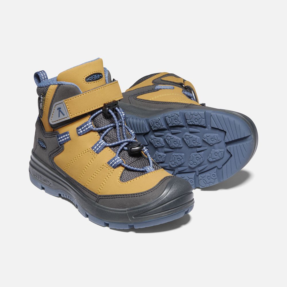 Keen Vandringskängor Barn Guld/Grå - Redwood Waterproof - 098324QPM